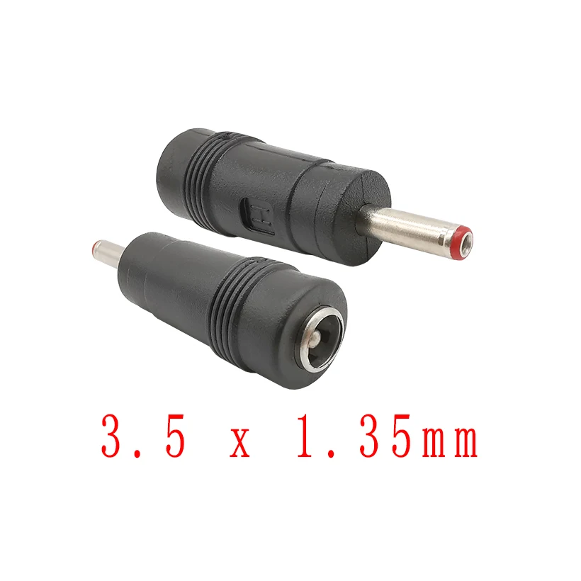 2pcs DC Power Jack 5.5 x 2.1mm Female to 5.5 x2.5mm Male Plug Cable plug adapter