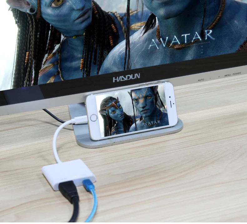 UTHAI C43 для Lightning type C to 1080P HDMI адаптер цифровой av-кабель для iphone XR X 8 7 11 ipad Air to 4K конвертер Android