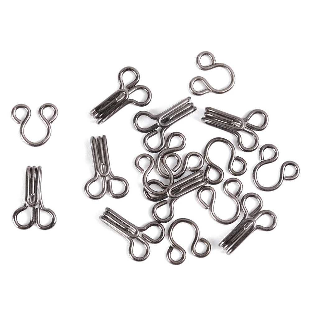 100pcs Invisible Bra Underwear Sewing Hook Eye Metal Buckle Button Collar  Clothing Sweater Buckle Accessories Bra Hooks Eyes