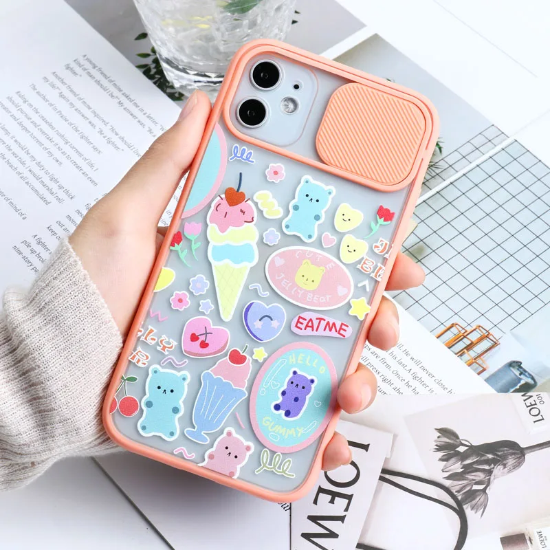 Case for iPhone 11 Case iPhone 13 11 12 Pro Max Funda Slide Luxury Case for Iphone 6 s 7 8 Plus 12 13 Mini XS Max X XR SE 2 Back