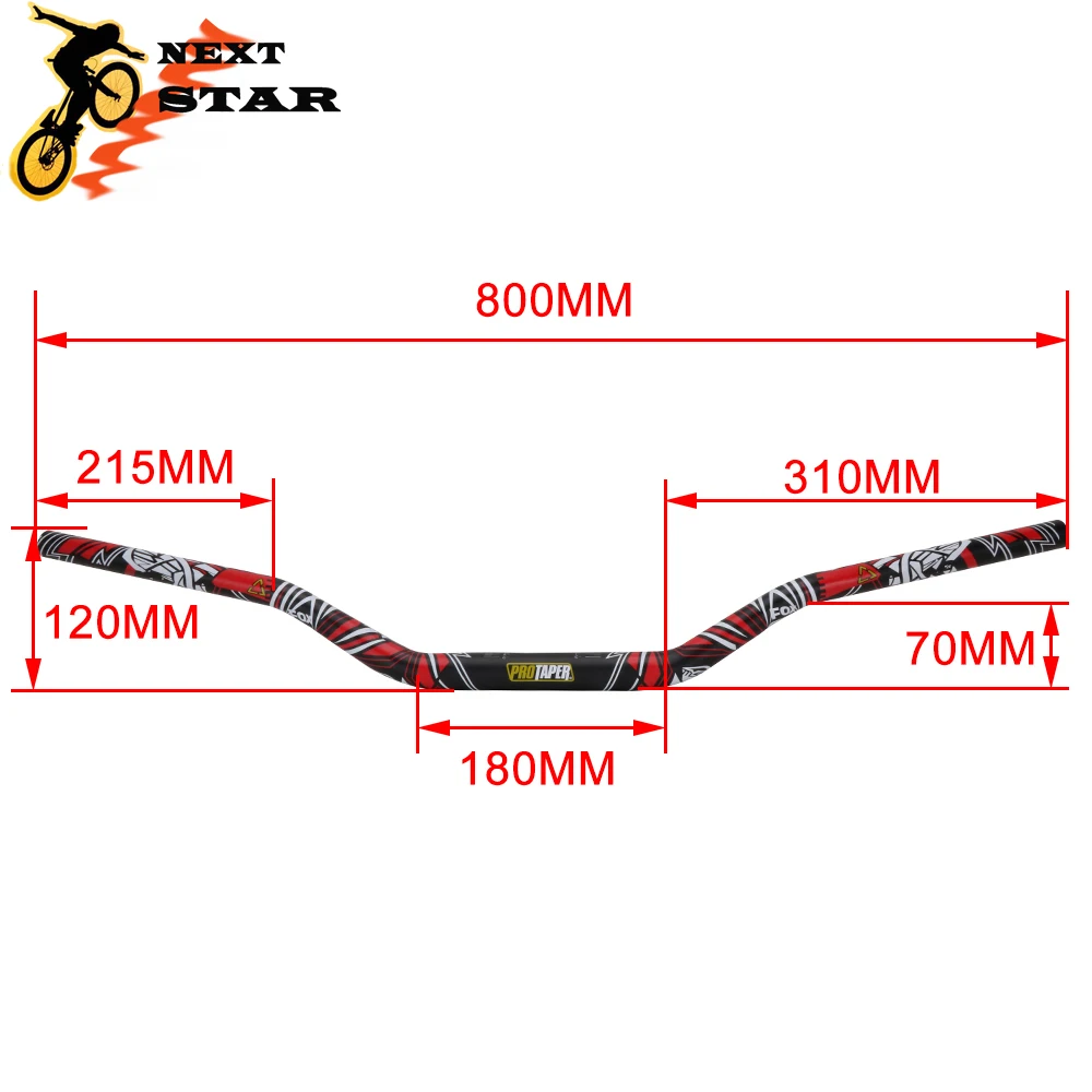 11/8 дюйма рукоятка 28 мм Pro конические ручки металлические зажимы Mulisha Pad MX для