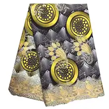 Новое поступление африканская Женская мода воск кружево ткань хлопок голландский воск вышивка 6 ярдов/партия