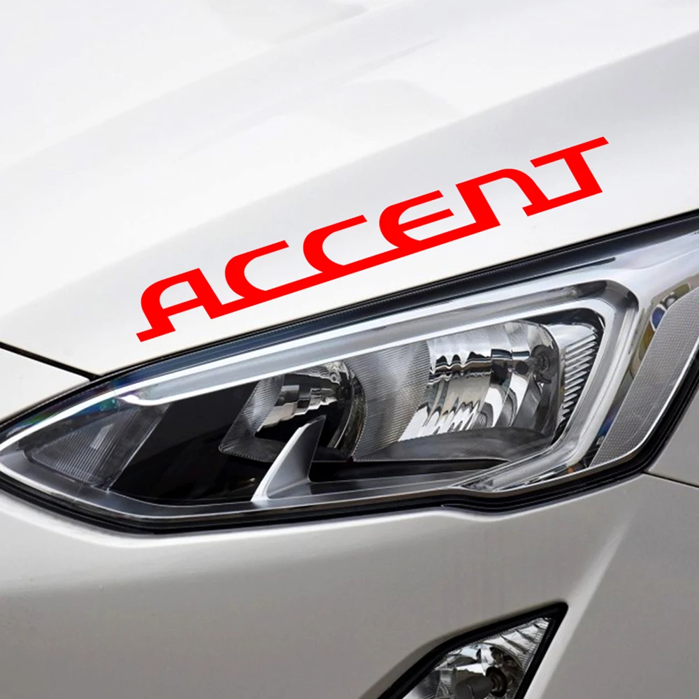 4 шт. автомобильные светоотражающие наклейки из ПВХ для Hyundai Accent Auto|Наклейки на