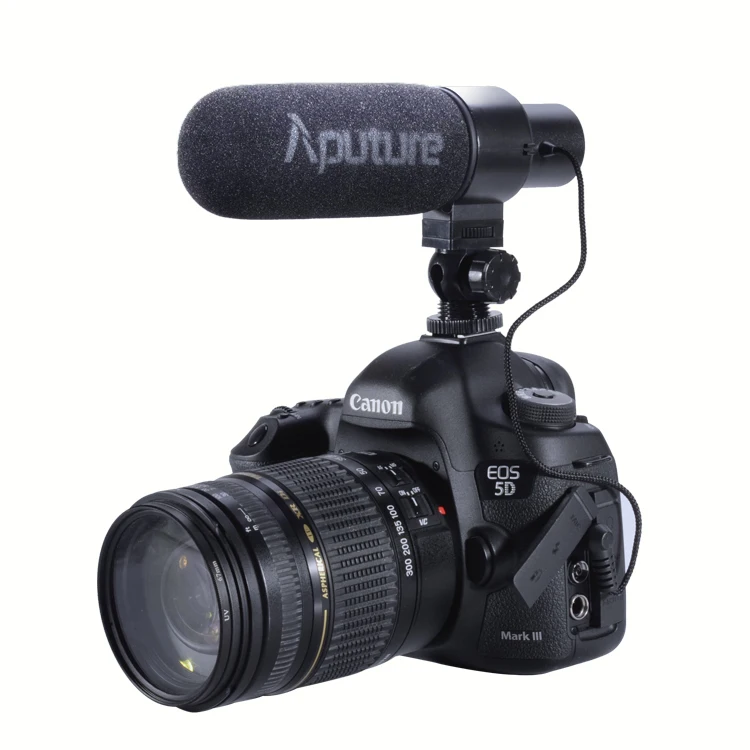 Aputure v-микрофон D1 микрофон для Canon Nikon sony DSLR камер для Youtube видео интервью запись конденсатор направленный микрофон