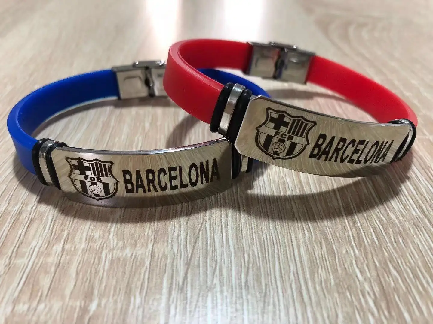 

Barca Football Club Team Logo Bracelet Titanium Steel Fan Gift