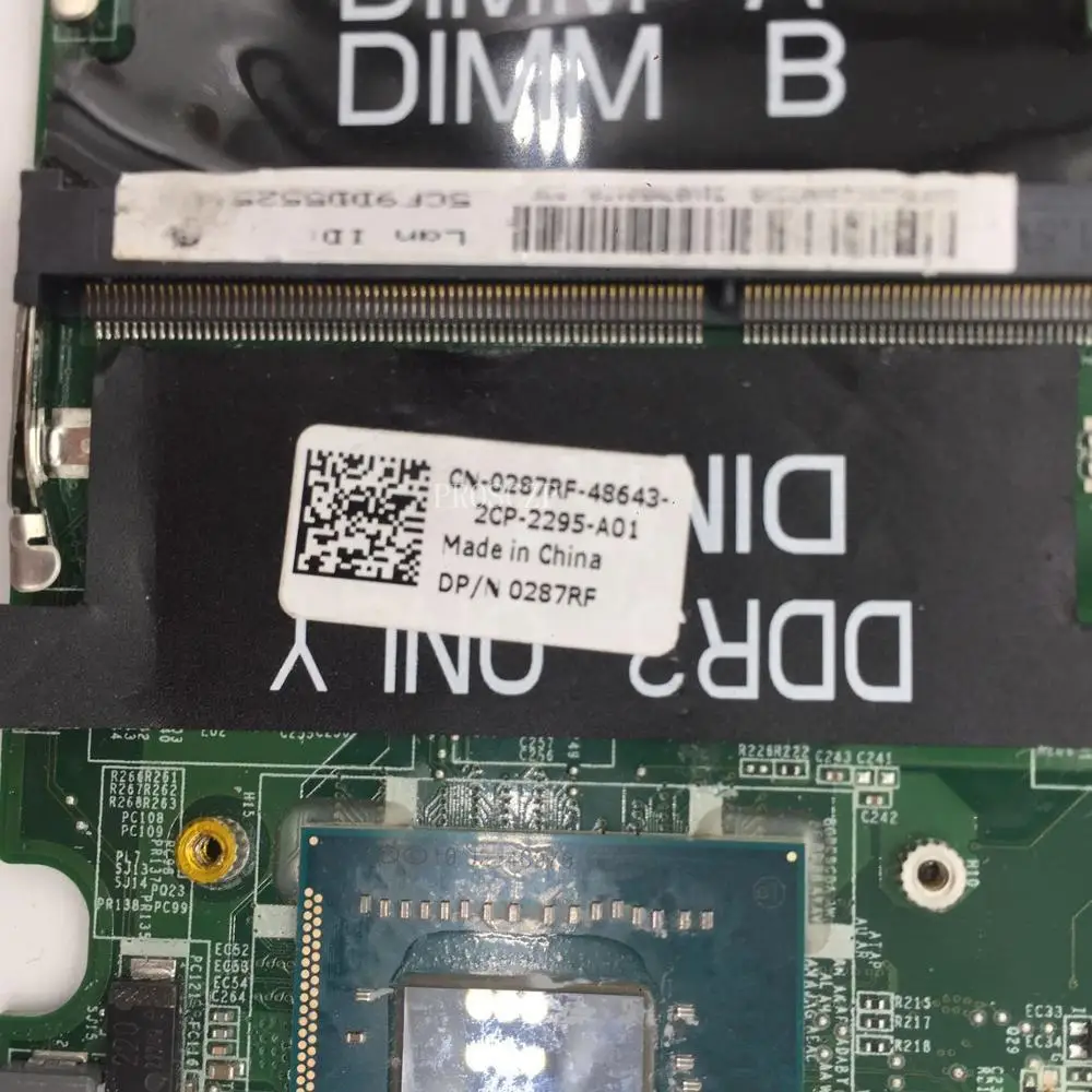 Для Inspiron 13Z 5323 Материнская плата ноутбука CN-0287RF 0287RF 287RF DA0V07MBAD1 совместимость