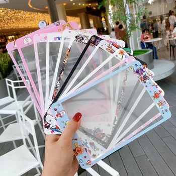 

Curved Edge Protective Tempered Glass Screen Protector For iPad 7.9 inch Mini 4/Mini 5 Cartoon Pattern