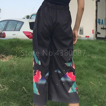 Unisex Woman Japanese Harajuku Kimono Haori Thin Sunscreen Coat Cardigan Ukiyo Man Wide Leg Pants Leisure Loose Harem Trousers