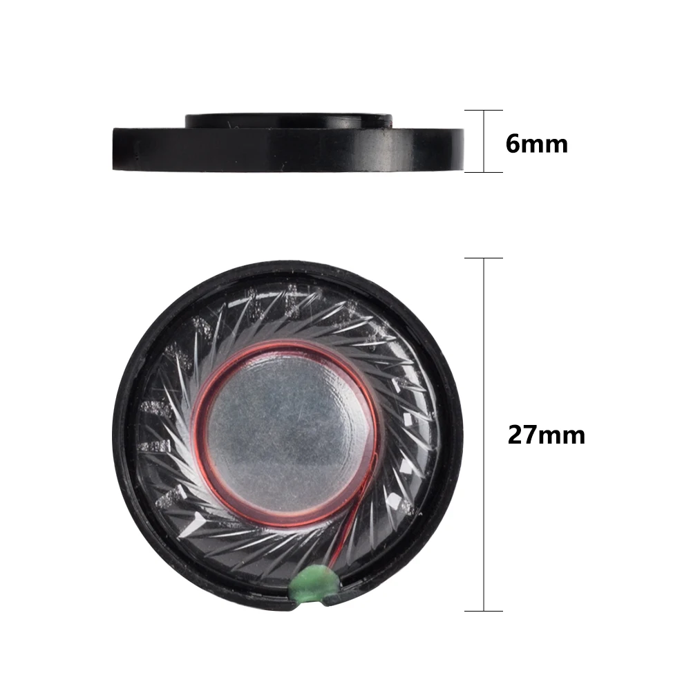 27mm Headset Driver 32ohm Hifi 1 Inch Headphone Speaker Repair Parts