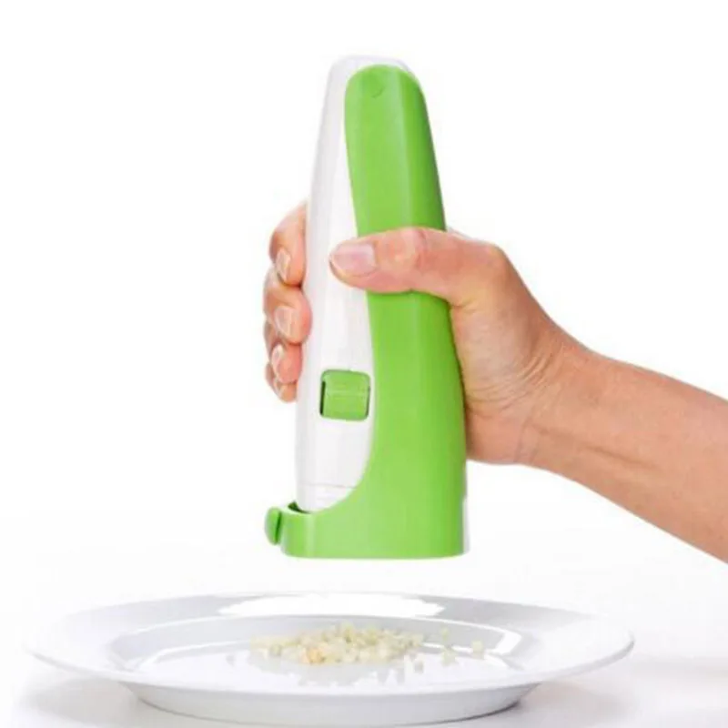 Manual Operation Garlic Pressing Tool Food Chopper Cutter Slicer Peeler Dicer Cube Squeeze Garlic Cuber Pressing Dishwasher Safe