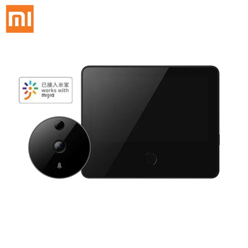 Смарт-Камера Xiaomi Xiaobai дверной звонок кошачий глаз инфракрасное ночное видение
