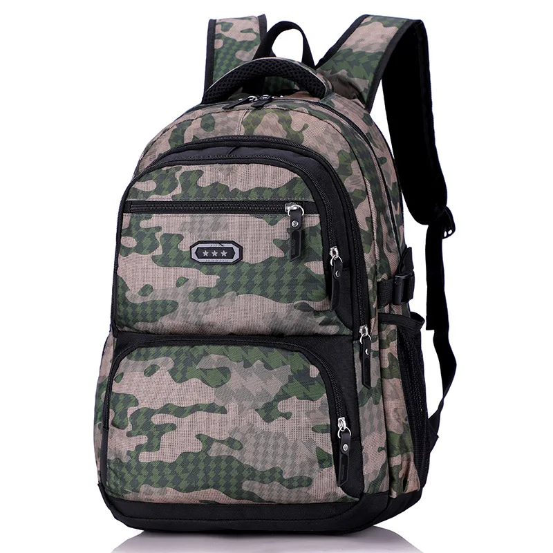 

Jiang Hao Students Outdoor Camouflage Backpack Men And Women-Travel Casual Junior High School Backpack Burden Relieving Shock Ab