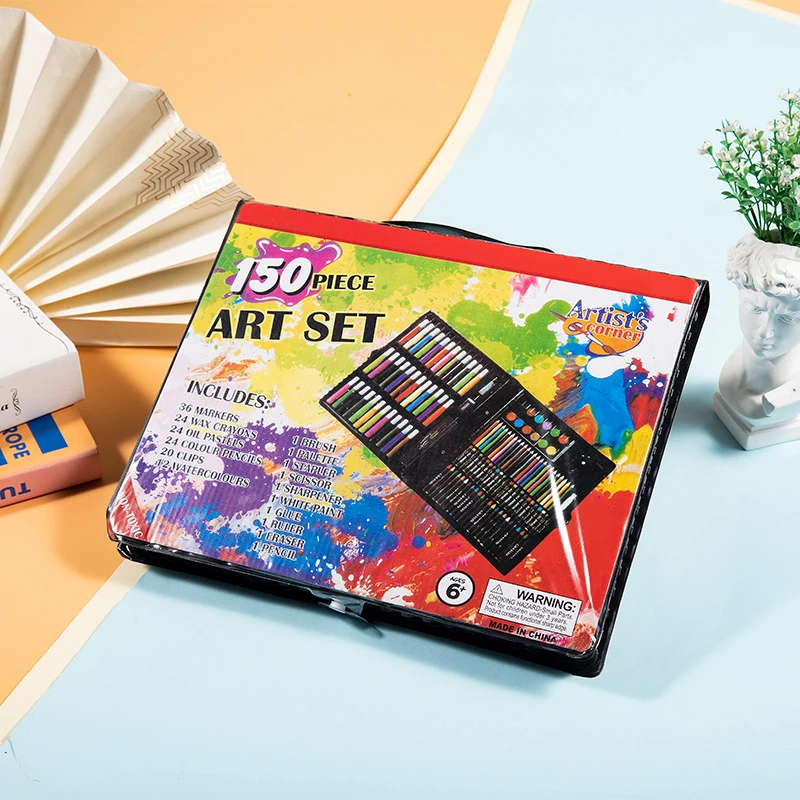 150 Pz Cancelleria Per Bambini Regalo Disegno Pittura Strumento Set Scuola Forniture Educative Deluxe Art Set Per Bambini Ragazzo Ragazza Nk