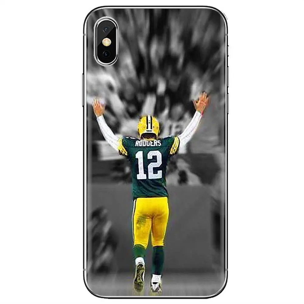 Силиконовый чехол с автографом для Sony Xperia XA Z Z1 Z2 Z3 Z5 XZ1 XZ2 compact M2 M4 M5 C4 C6 E3 T3 L2 Aaron Rodgers