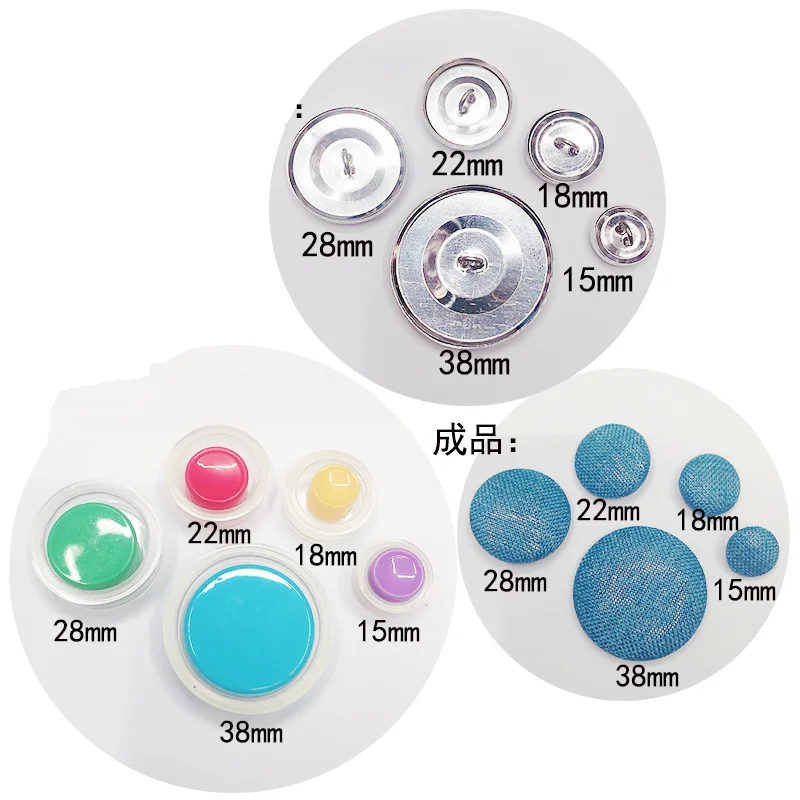 Best Fabric Heavy Button Maker Making Machine Kit + Imported Dies 2 Dies  (22/30 No) + 5600 Shells : Amazon.in: Home & Kitchen