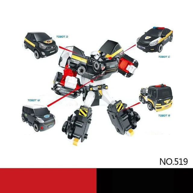 7 в 1 трансформация Tobot фигурка робота игрушка автомобиль игрушки для детей мультфильм анимационная Модель Набор Juguetes - Цвет: g