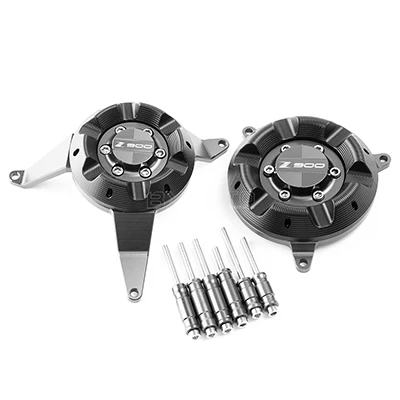 Titanium Для kawasaki Z900 аксессуары для мотоциклов защита от двигателя защитная крышка обтекатель защита Ползунки Краш-Накладка защита от падения - Цвет: Titanium
