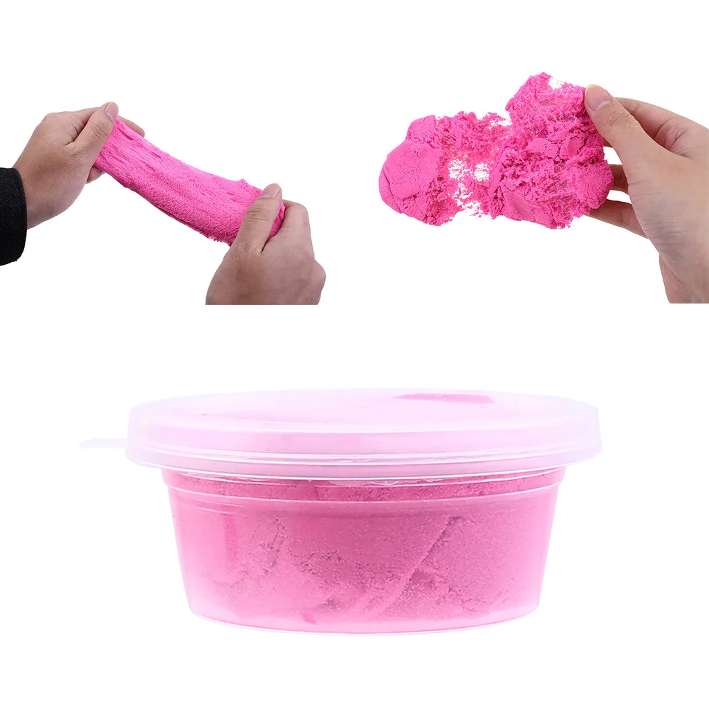 DIY хлопок конфеты облако слизи мягкая не липкая детская игрушка воображение креативность ремесло подарок песок грязь ароматическая игрушка детский подарок 80 г# SH