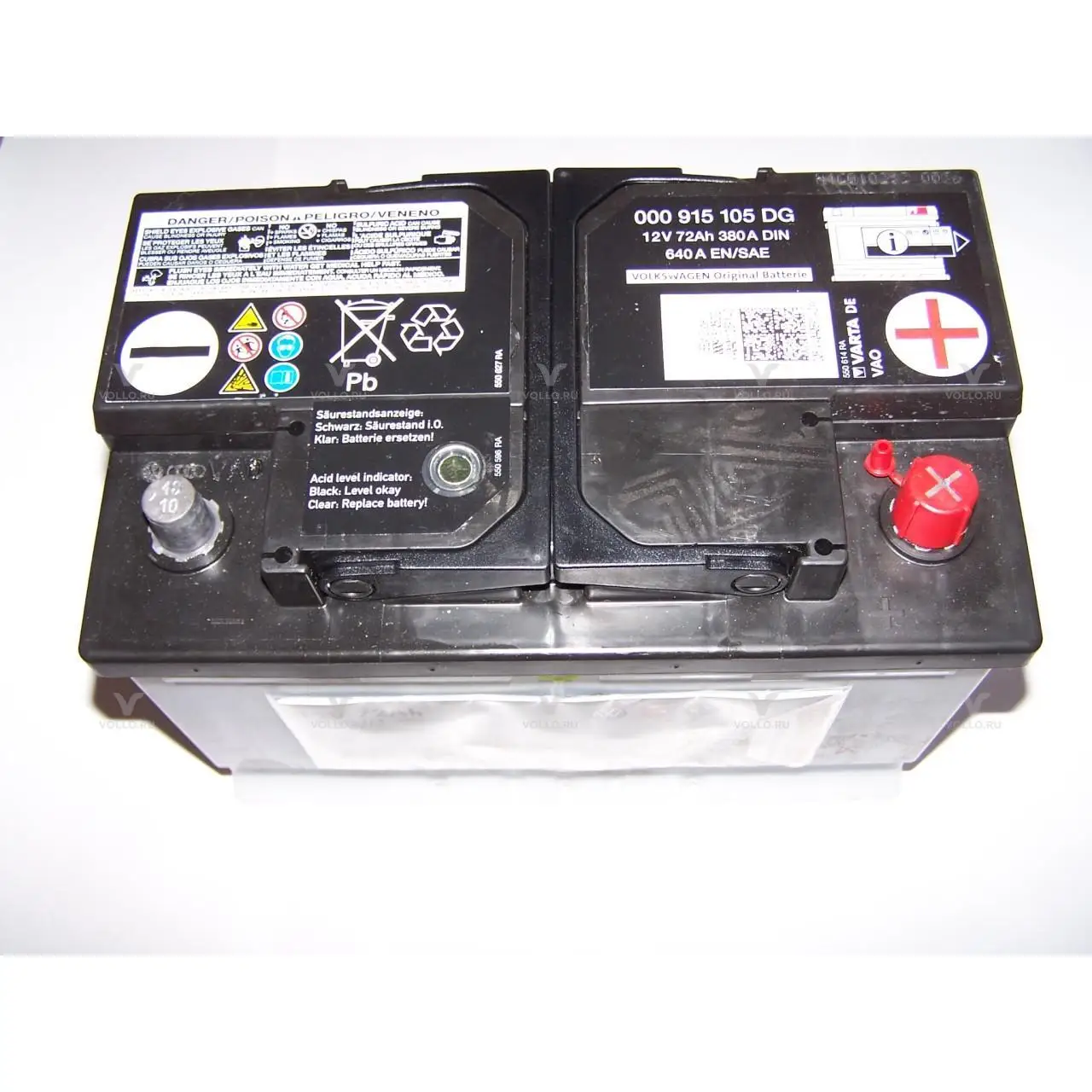 Аккумулятор 12v 72ah 380a