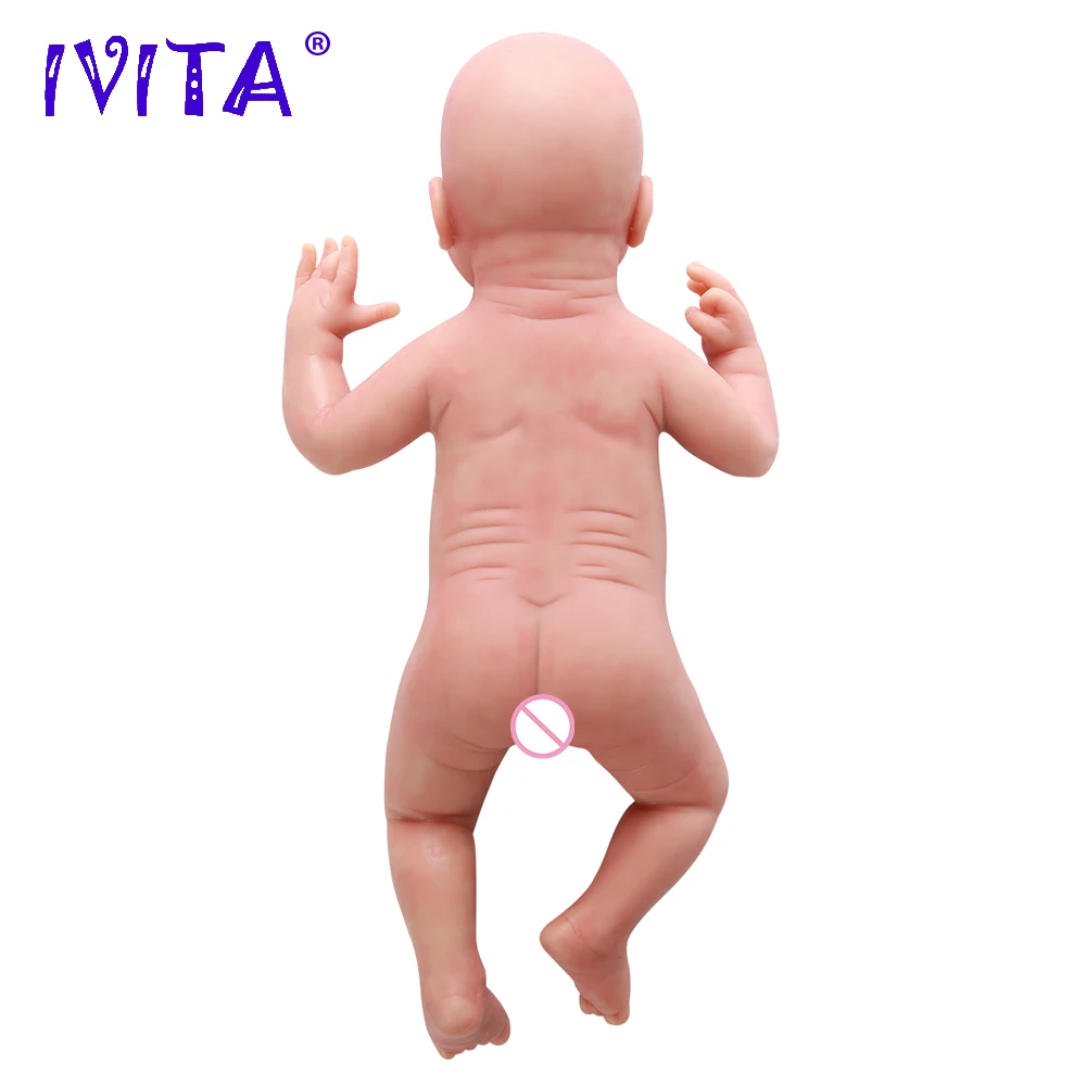 IVITA WG2014 46 см (18 дюймов) 3 93 кг силиконовый чехол для всего тела милые глаза открытые