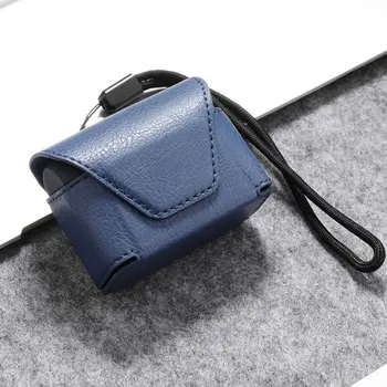 

Leather Case Full Storage Bag Box with Strap for Jabra Elite Active 65t Headset