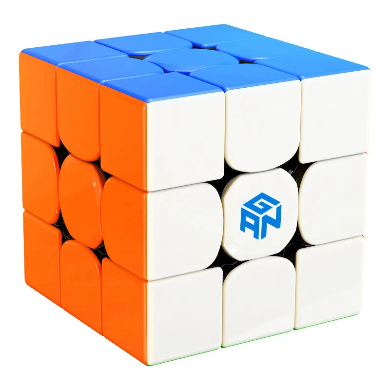 Multi-Color GAN 356R 3x3x3 Магнитный Магнит многоцветный магический куб быстрый ультра-Гладкий 3х3 конкурс высокое качество скоростной Головоломка Куб Детская игрушка подарок - Цвет: Multi-Color