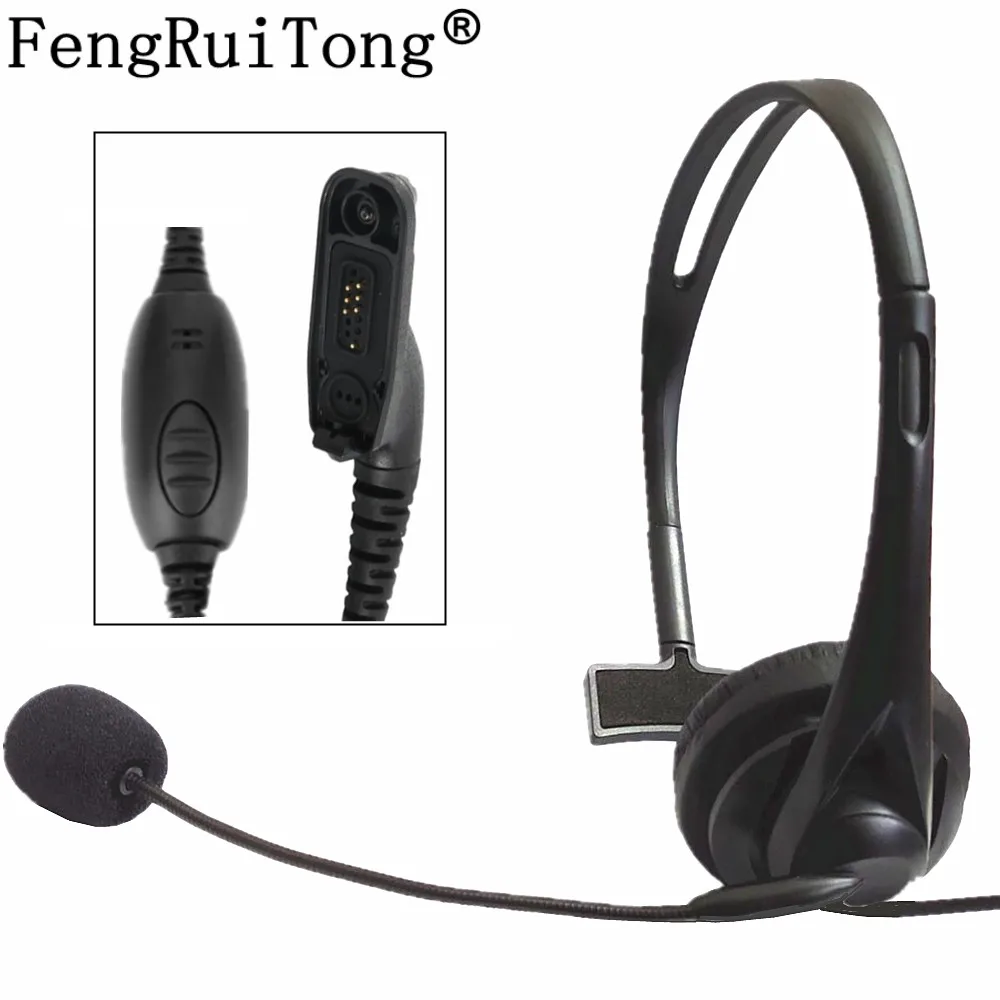 Walkie Talkie Mic Headset Bouncer Headphone For Motorola APX6000 XPR6300 DP4800 MTP6550 P8200 P8268 P8668 Radio Plug Accessories headset microphone audio adapter converter for apx4000 apx2000 apx6000 xpr6300 dp4800 dp3400 mtp6550 xir p8200 p8268 accessory