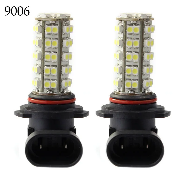 Противотуманный светильник s, новинка, 2 шт., 9006, 68SMD, автомобильный, 3528, светодиодный, белый, противотуманный, на голову, на день, для вождения, светильник, лампы, автомобильные аксессуары для Chevrolet Cruz# PY10