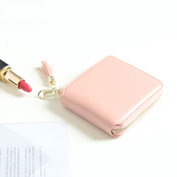 

Fashion Mini Women Wallets 2019 Lady PU Leather Clutch Wallet Short Small Bag Credit Card Holder Wallet with Zipper carteira