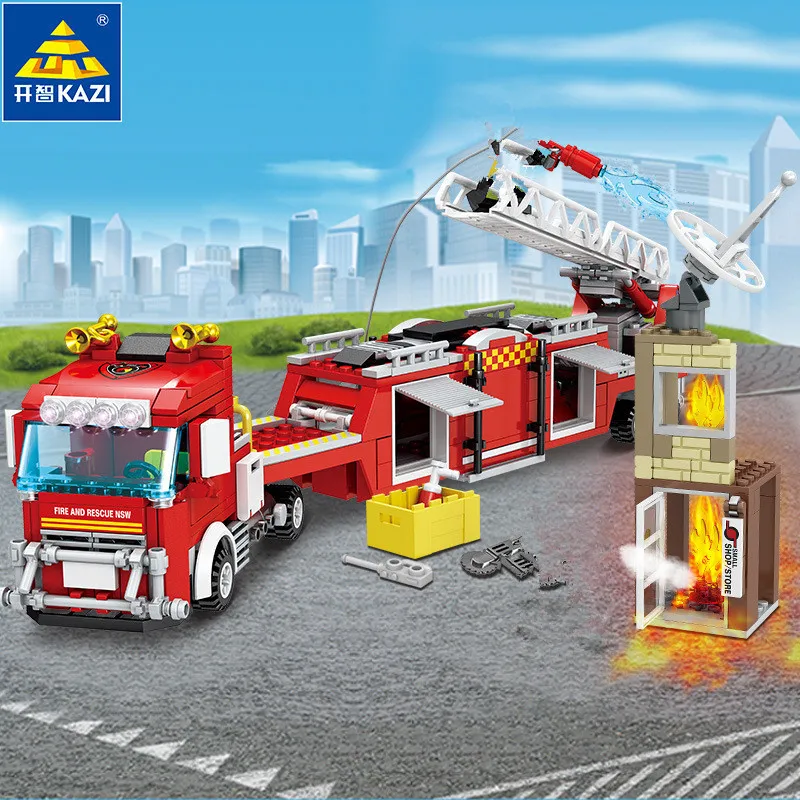 playmobil fire brigade