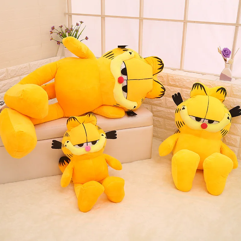 

Large Size Cartoon Animation Pillow Send Children Holiday Gift Garfield Plush Toy Doll