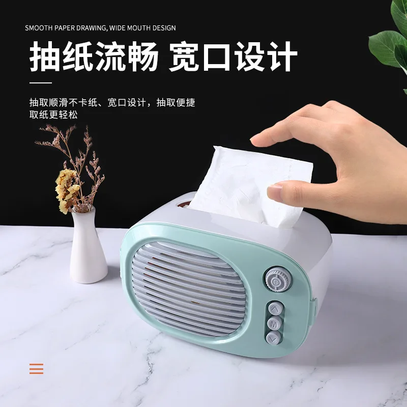 

Home Living Room Tissue Box Teapoy Table Storage Box Creative Plastic Toilet Paper Box Retro Simple Kitchen Pumping Paper Box