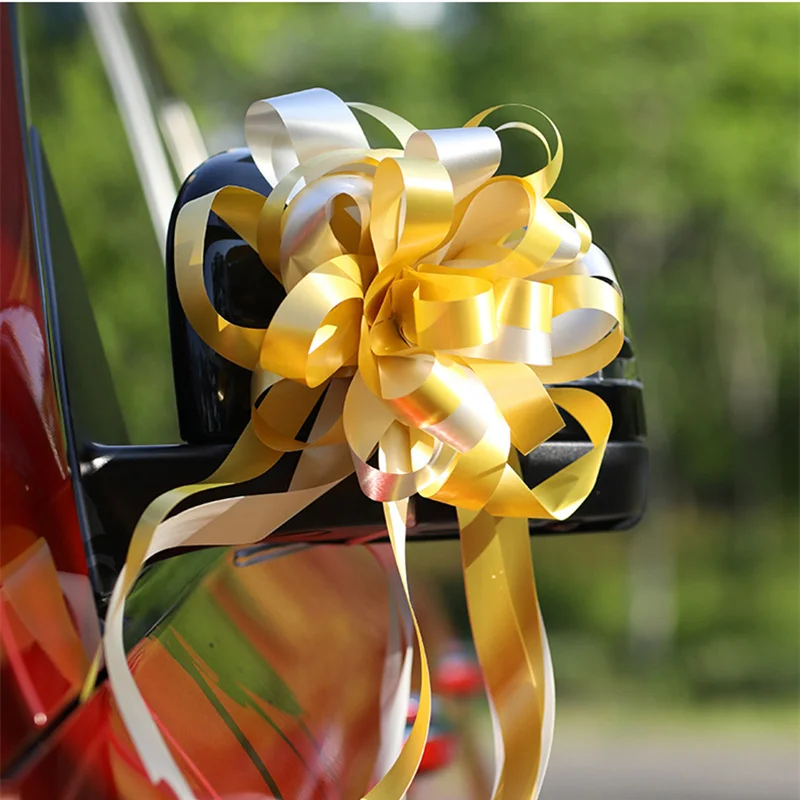 Cars Wedding Decoration Kit Balloon Silk Flower Ball Ribbon Bows Wrap Romantic 