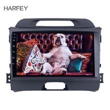 Harfey HD 9″ Navi Stereo Car GPS Autoradio 2Din Touchscreen Android 8.1 for KIA Sportage 2010-2015 with Bluetooth USB Aux WIFI