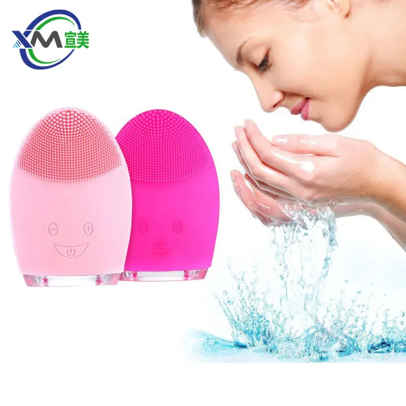 

Rechargeable Sonic Facial Cleansing Brush IPX7 Waterproof Electric Cleanser Brush for Deep Cleaning