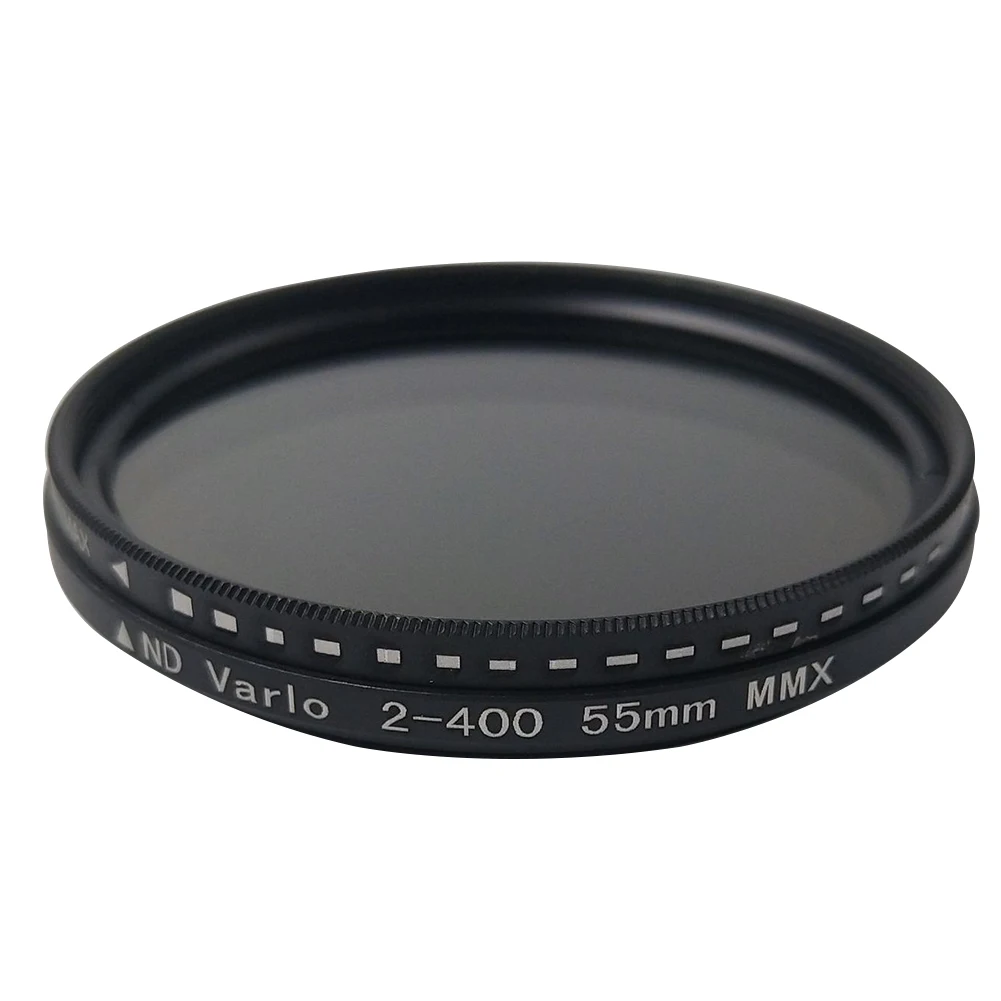 55mm Аксессуары для камеры из алюминиевого сплава портативный фейдер практичная нейтральная плотность Регулируемый Профессиональный ND фильтр фотография - Цвет: 55mm