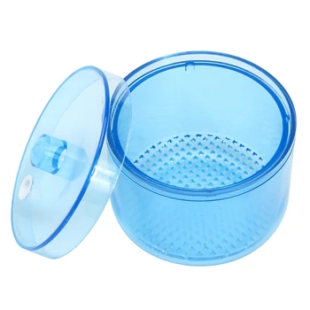 

Blue Plastic Autoclavable Disinfection Box Soak Disinfection Cup Net Basket Case Oral Dentist Products Lab Equipme