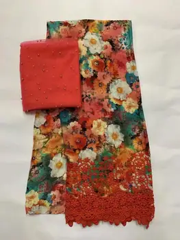 

High Quality Cotton Lace Fabric With Cord Lace 2020 Newest French African Cotton Lace Swiss Voile Lace In Switzerland 5+2yards