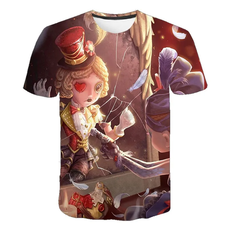 Популярная летняя дышащая футболка с 3d-триллером футболки анимационными играми