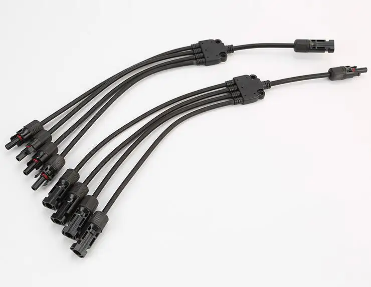 

1pcs 4Y MC4 Connector with wire for solar panel parallel connection branch Cutter Stripper solar system MC4 connector