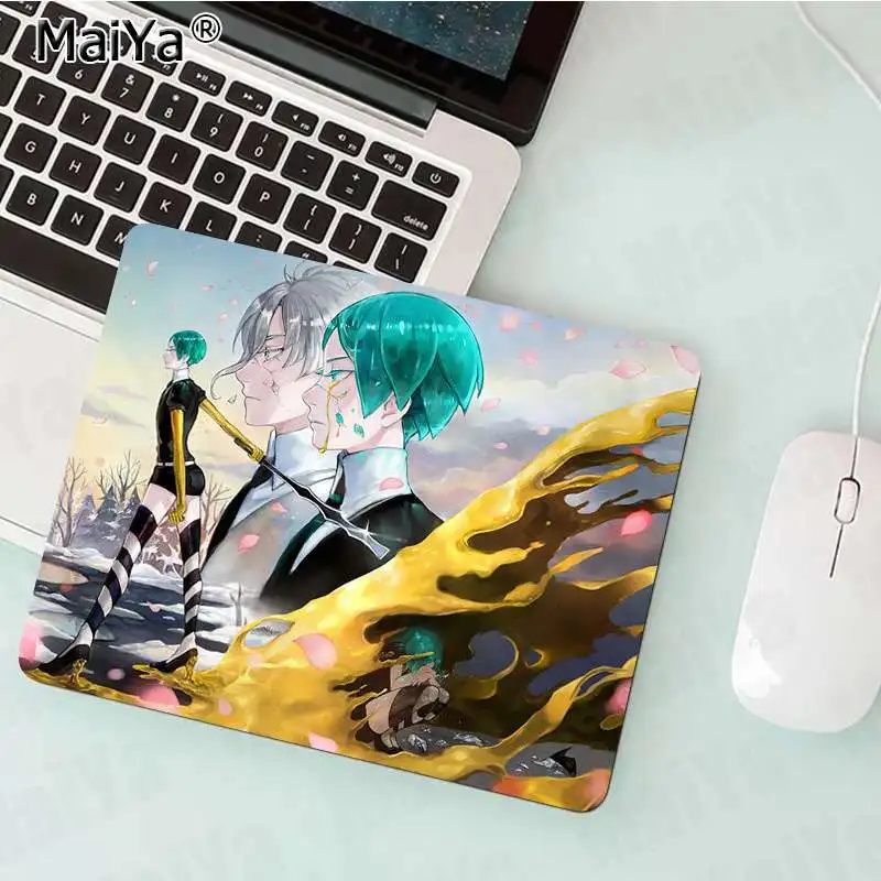 Not Lock Edge20x25cm Maiya/Высококачественный коврик для мыши в стиле аниме «Houseki No Kuni», резиновый коврик для компьютерной мыши - Цвет: Not Lock Edge20x25cm