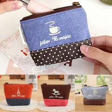 Женская сумка, милый холщовый Кошелек для монет, сумка для монет на молнии, чехол для ключей, модные кошельки на молнии, клатч, сумочка, маленький кошелек, держатель для карт