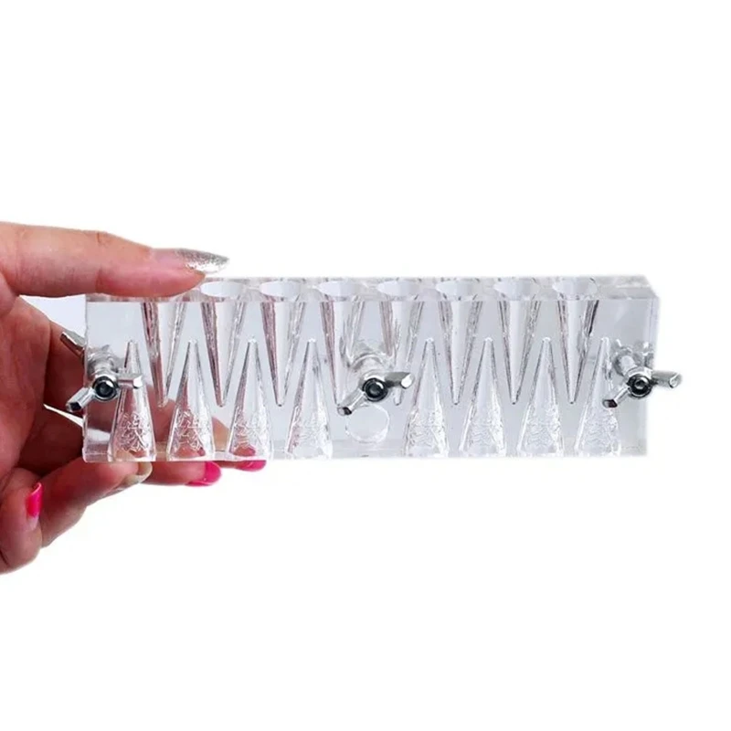 95AA Incense Tower Making Mold Acrylic Transparent Incense Cone Make Molds for DIY Handmade Crafts Techinal Making Mould Gift