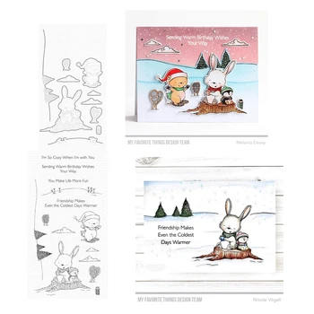 

2020 New Christmas Outside the Box Level Up Movin Groovin slimline die and scrapbook Dec Metal cutting die Clear stamp