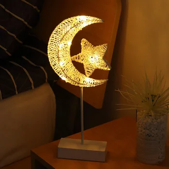 

Stars Love Shape LED Night Light Without Battery Braiding Line Decoration Small Table Lamp Good Quality Long Life Durability
