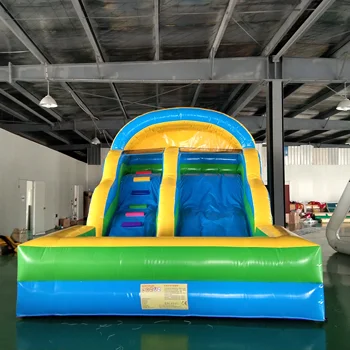 Buy Customized Color Outdoor Inflatable Slide With Free Air Blower