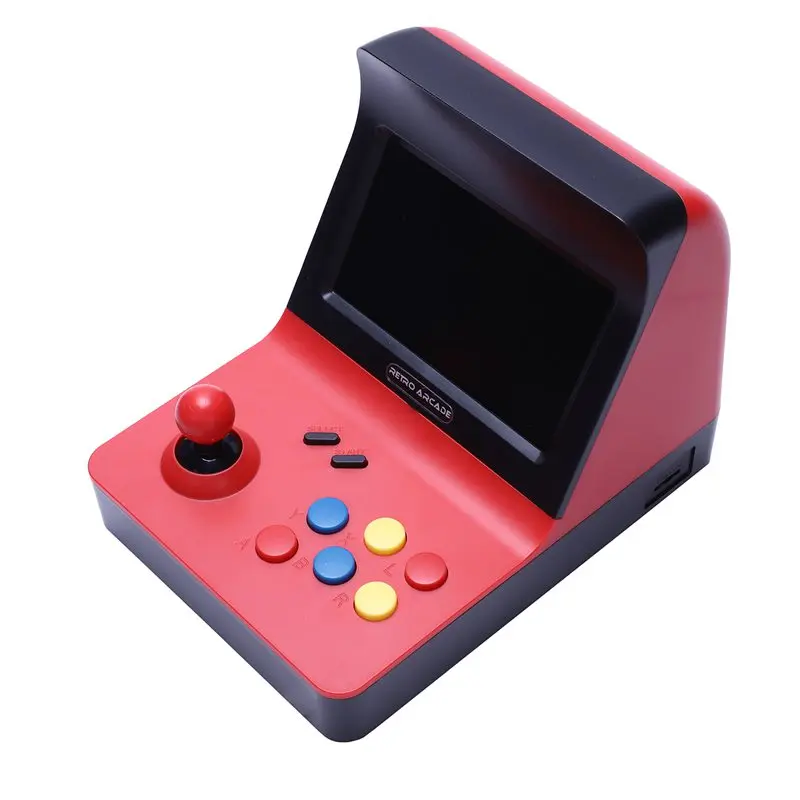 ABGN Hot-Powkiddy A8 Ретро аркадная консоль игровая машина встроенный 3000 классические игры геймпад управление AV Out 4,3 inc