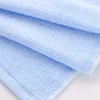 Wholesale bamboo fiber towel solid thickening Small mini towel baby wipes quick dry hand towel children bathroom wash face towel 3