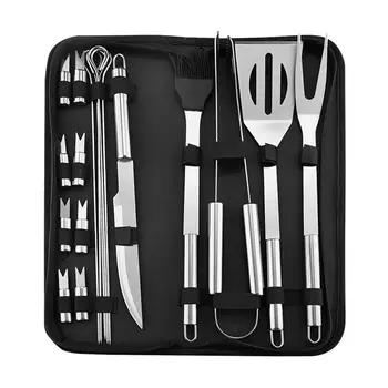 

Studyset 18Pcs/Set Portable BBQ Tools Set with Storage Bag for Home Outdoor