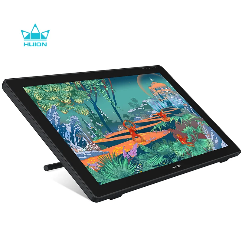 Huion Kamvas 24 Pen Tablet Monitor 23 8 Inch Qhd Screen 1srgb Anti Glare Glass Film Pen Display With Stand Support Pc Android Digital Tablets Aliexpress